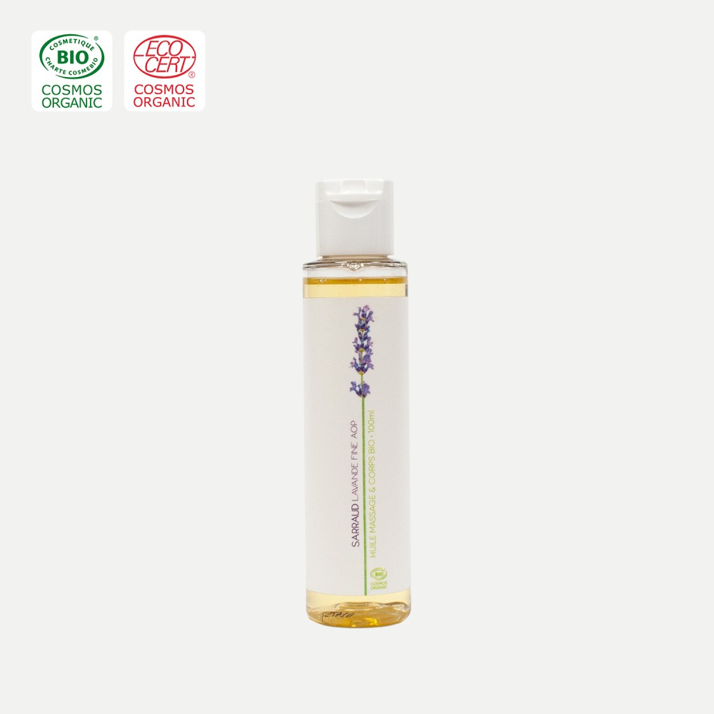 organiczny olejek nawilżający do ciała lawendowy